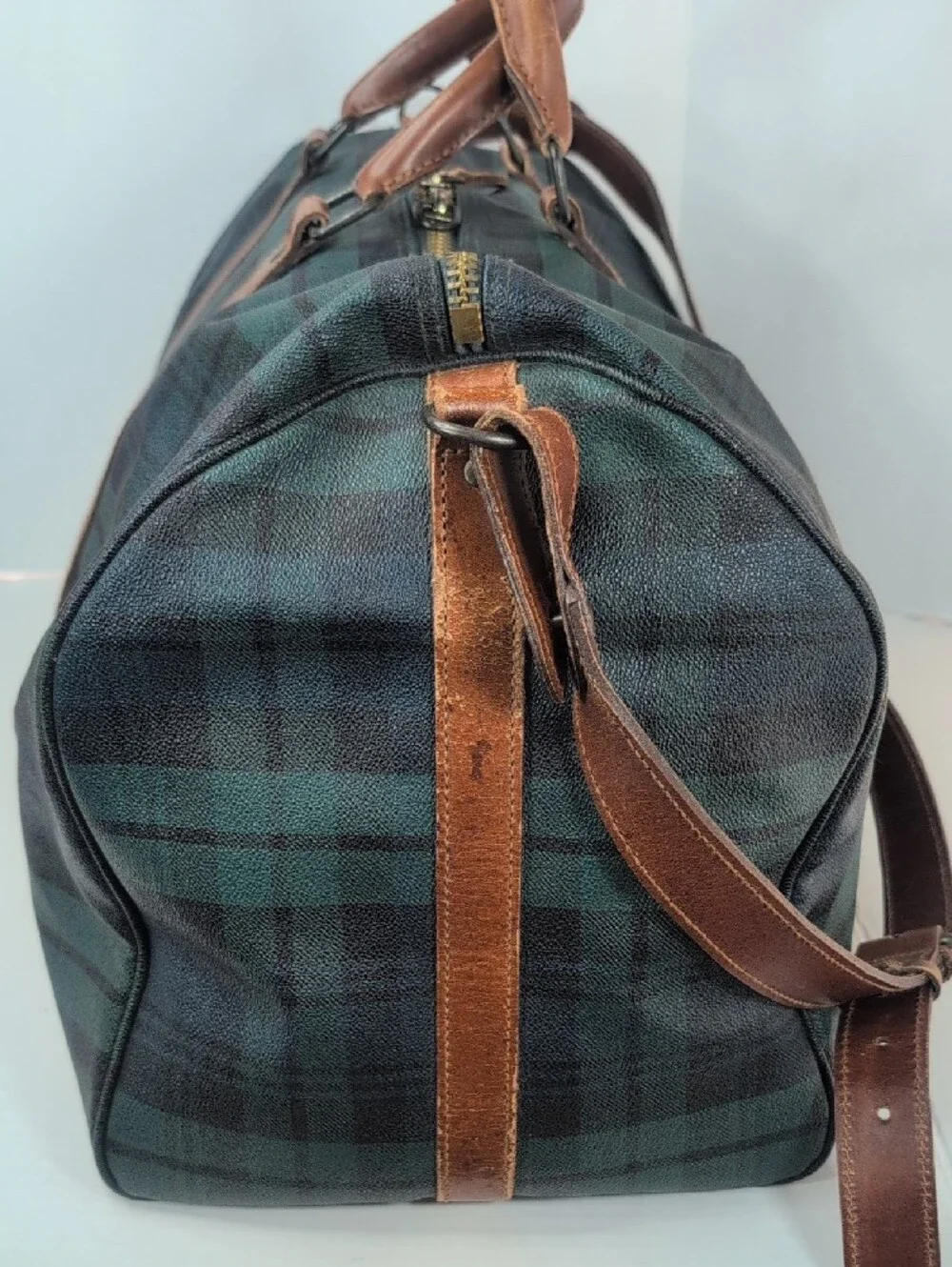 Polo Ralph Lauren Vintage Weekender Tartan Blackwatch Pattern